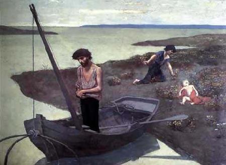 Pierre Puvis de Chavannes The Poor Fisherman oil painting picture